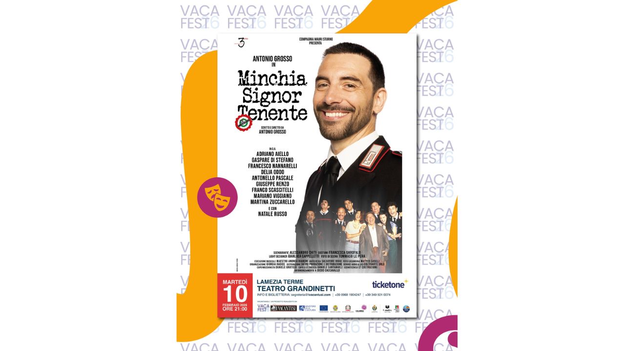 Teatro e impegno civile: “Minchia Signor Tenente” in scena al Grandinetti di Lamezia Terme