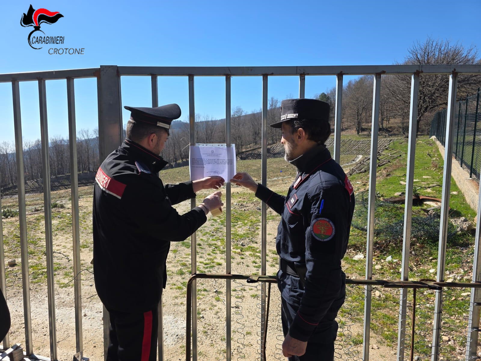 Discarica “Spuntone – Chianette” sotto sequestro: operazione dei Carabinieri a Cotronei