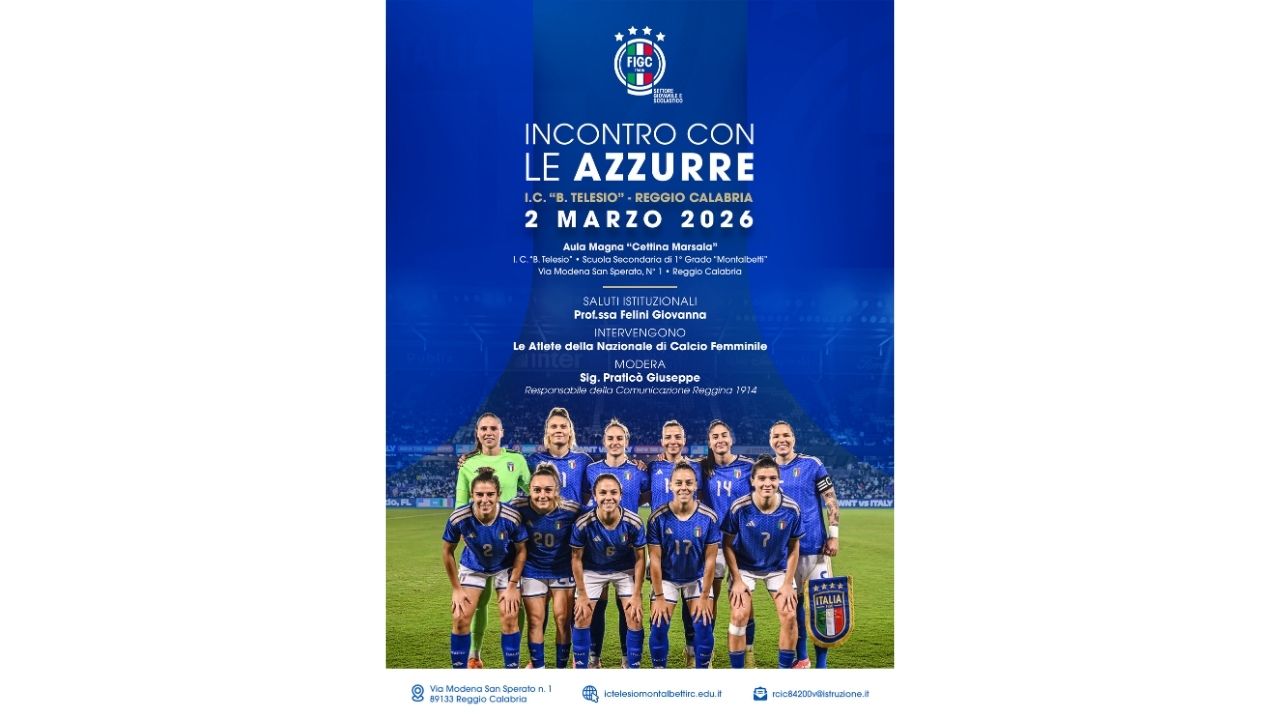 Le Azzurre a scuola: al “B. Telesio” una lezione di sport, sogni e determinazione