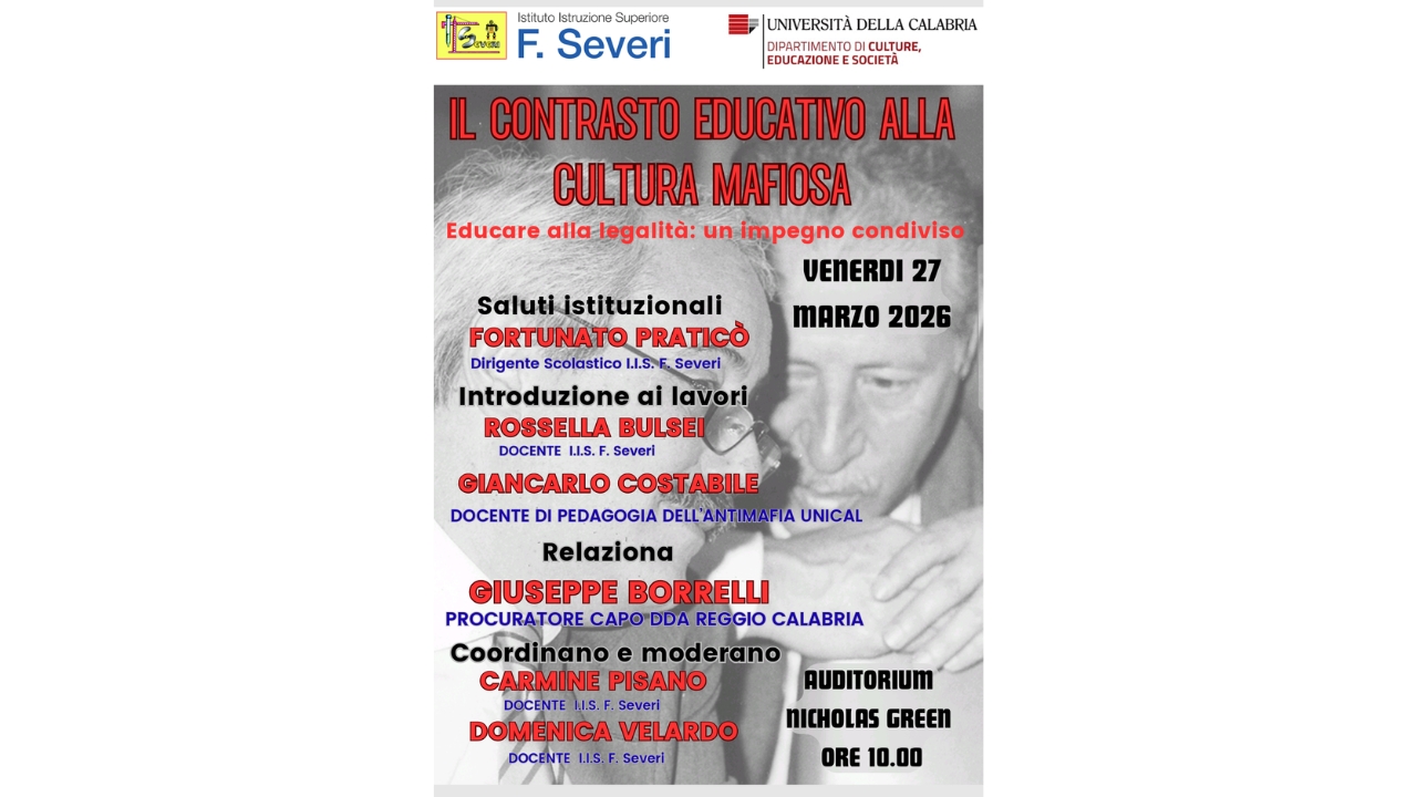 Al “Severi” di Gioia Tauro la legalità si fa formazione: il Procuratore Borrelli incontra gli studenti