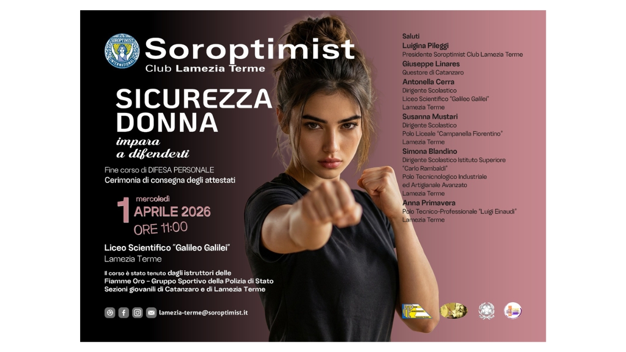 “Sicurezza Donna”, a Lamezia Terme la forza dell’autonomia: attestati alle studentesse del corso di difesa personale