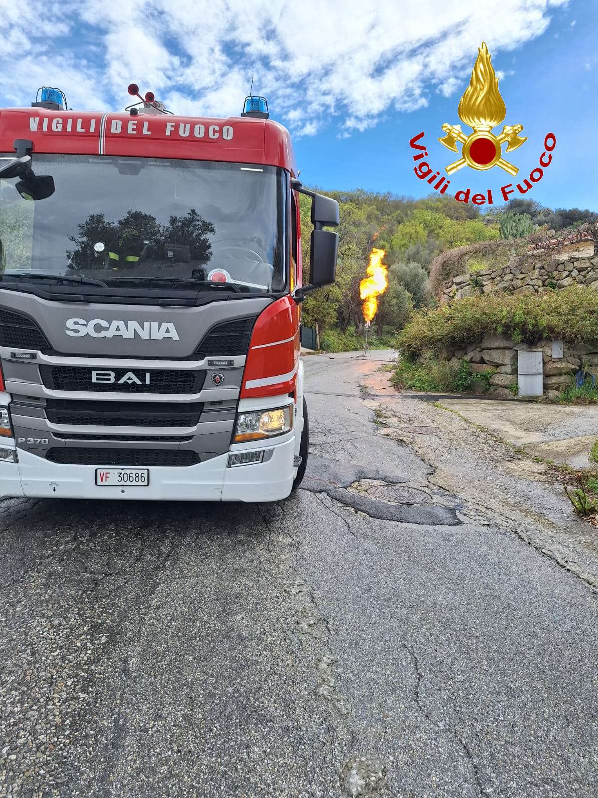 Zambrone, intervento ad alta sicurezza per una fuga di GPL: area messa in sicurezza senza conseguenze