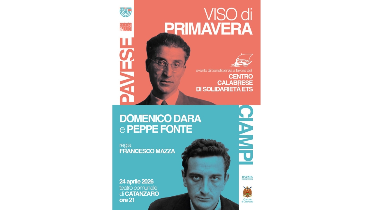 “Viso di Primavera”, al Teatro Comunale l’arte diventa solidarietà: cultura e impegno civile per il Centro Calabrese di Solidarietà