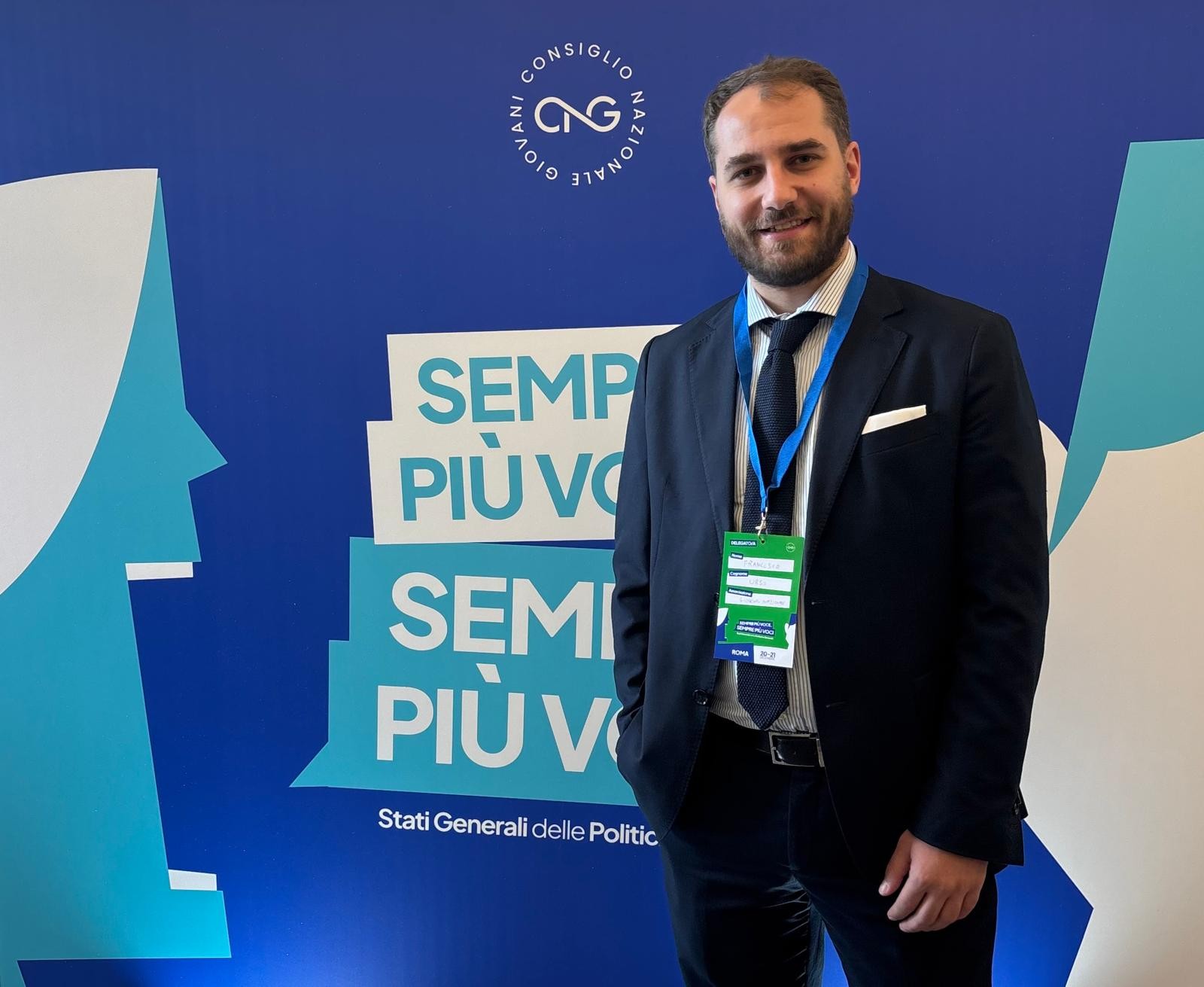 Francesco Urso nel Consiglio Nazionale dei Giovani: nuova voce per il Servizio Civile e il Terzo Settore