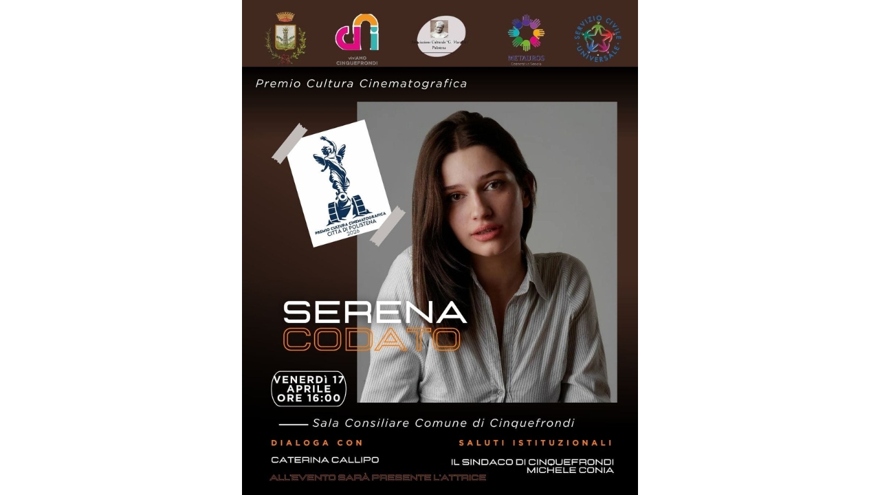 Da ‘Mare Fuori’ a Cinquefrondi: Serena Codato protagonista di un incontro tra cinema e territorio