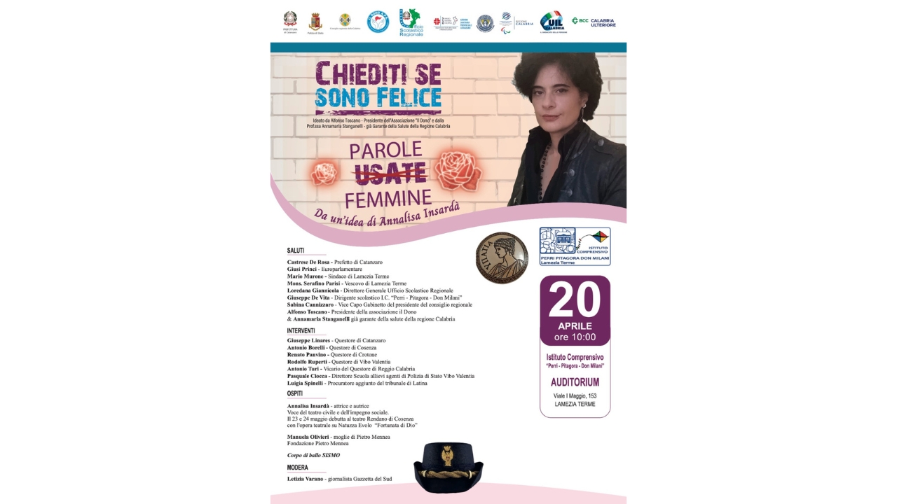 “Parole Femmine” accende Lamezia: donne, legalità e impegno civile protagonisti