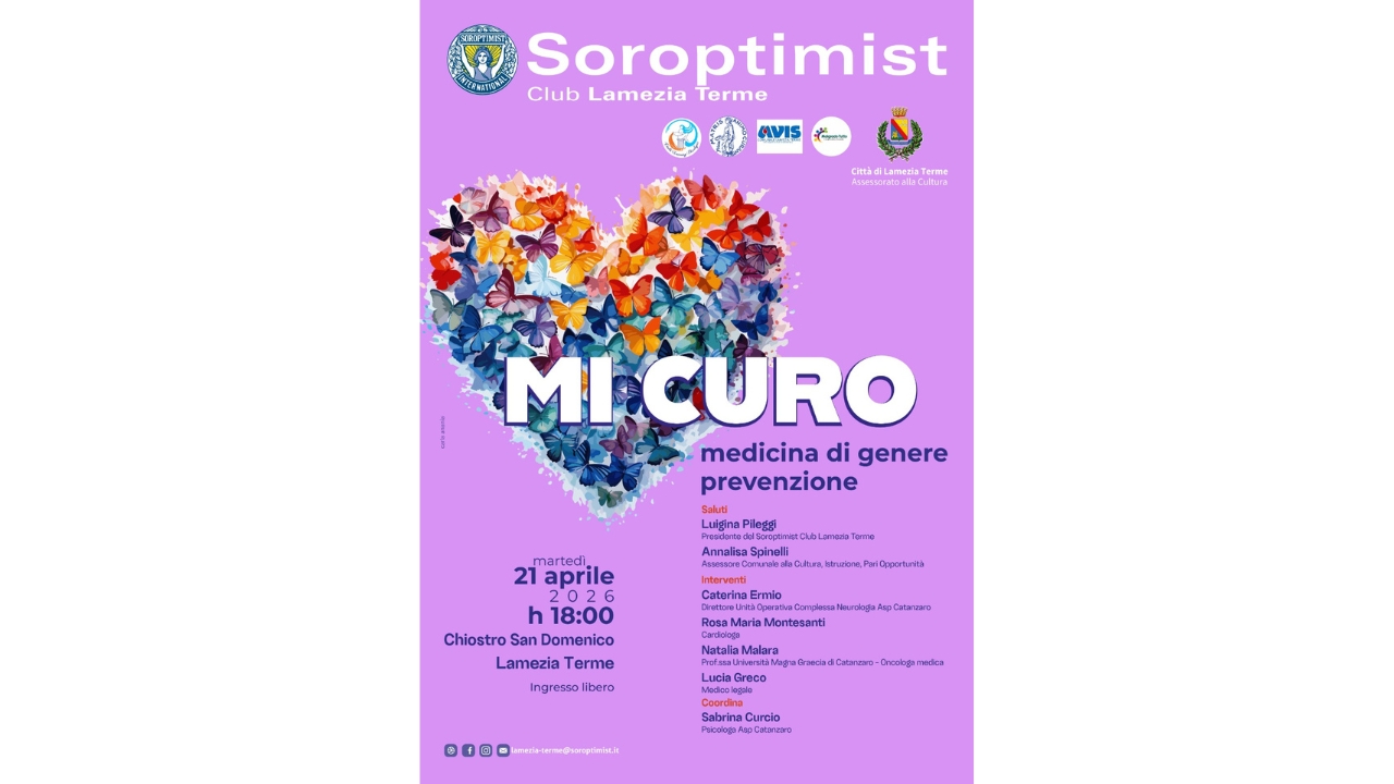 Mi CURO”: a Lamezia Terme la salute si declina al femminile tra prevenzione e medicina di genere