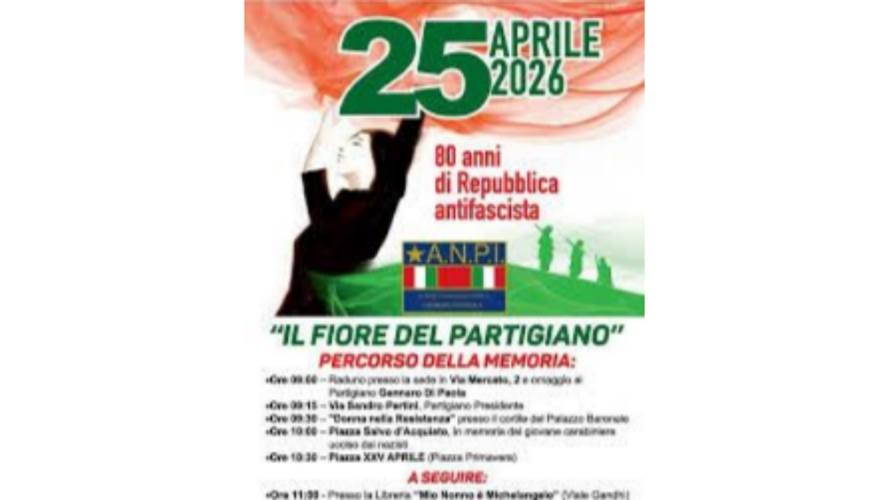 25 Aprile, non solo memoria: a Catanzaro la Liberazione diventa impegno quotidiano