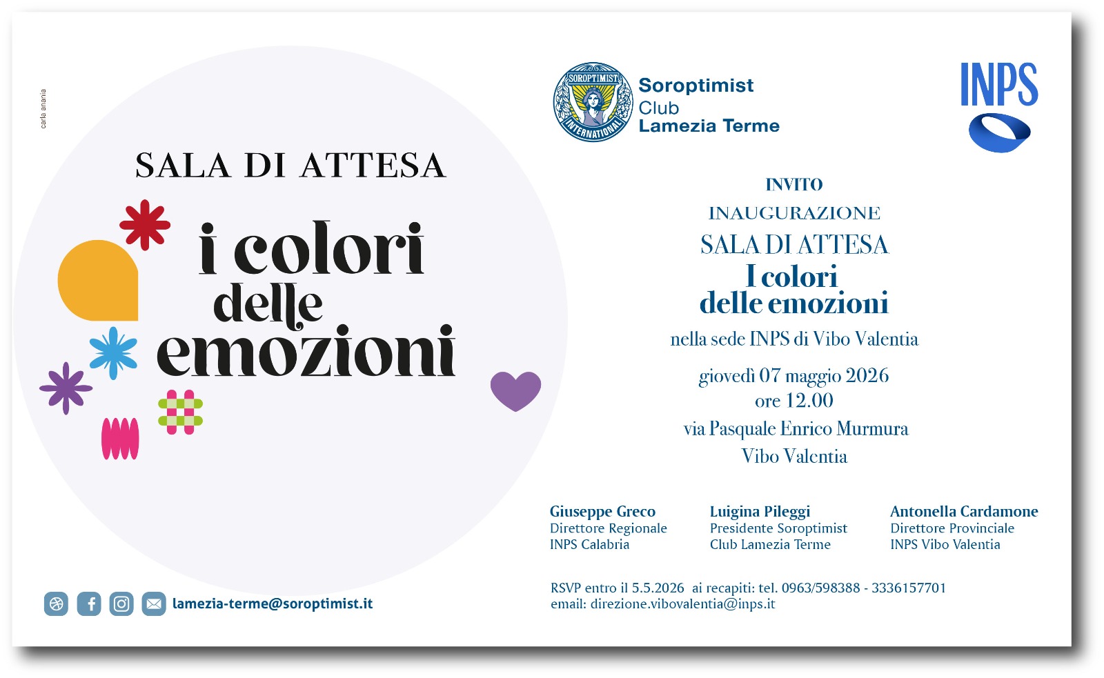 “Un abbraccio ai più piccoli: a Vibo Valentia nasce la Sala d’Attesa ‘I Colori delle Emozioni’”