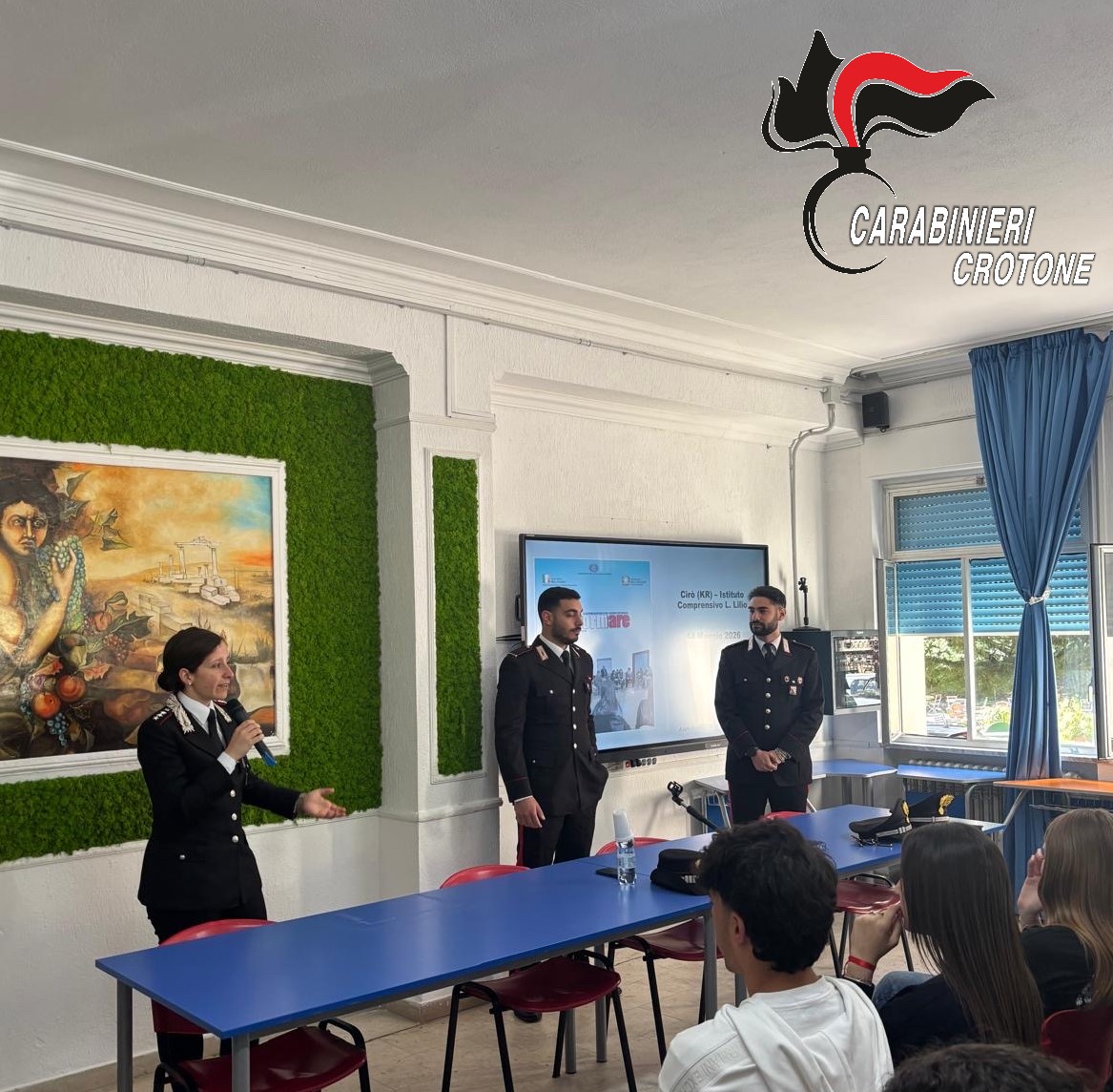 “Droga e Giovani: a Cirò i Carabinieri entrano nelle scuole per fermare le dipendenze”