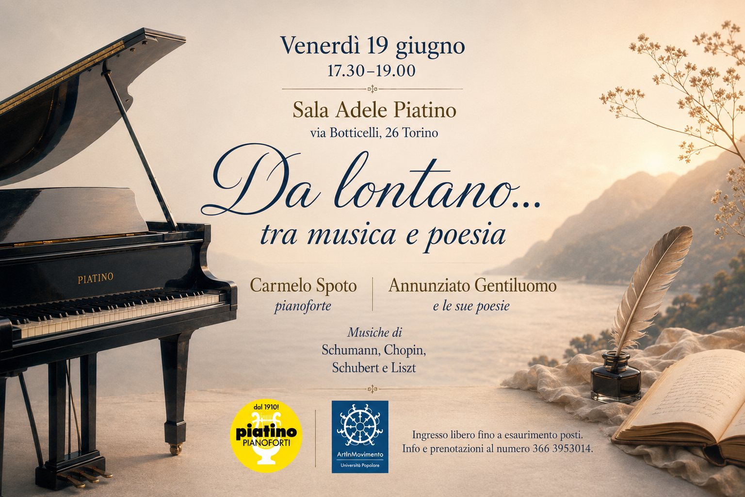 L’Arte che Cura: Musica e Poesia si Fondono in un Viaggio Emozionale con Spoto e Gentiluomo