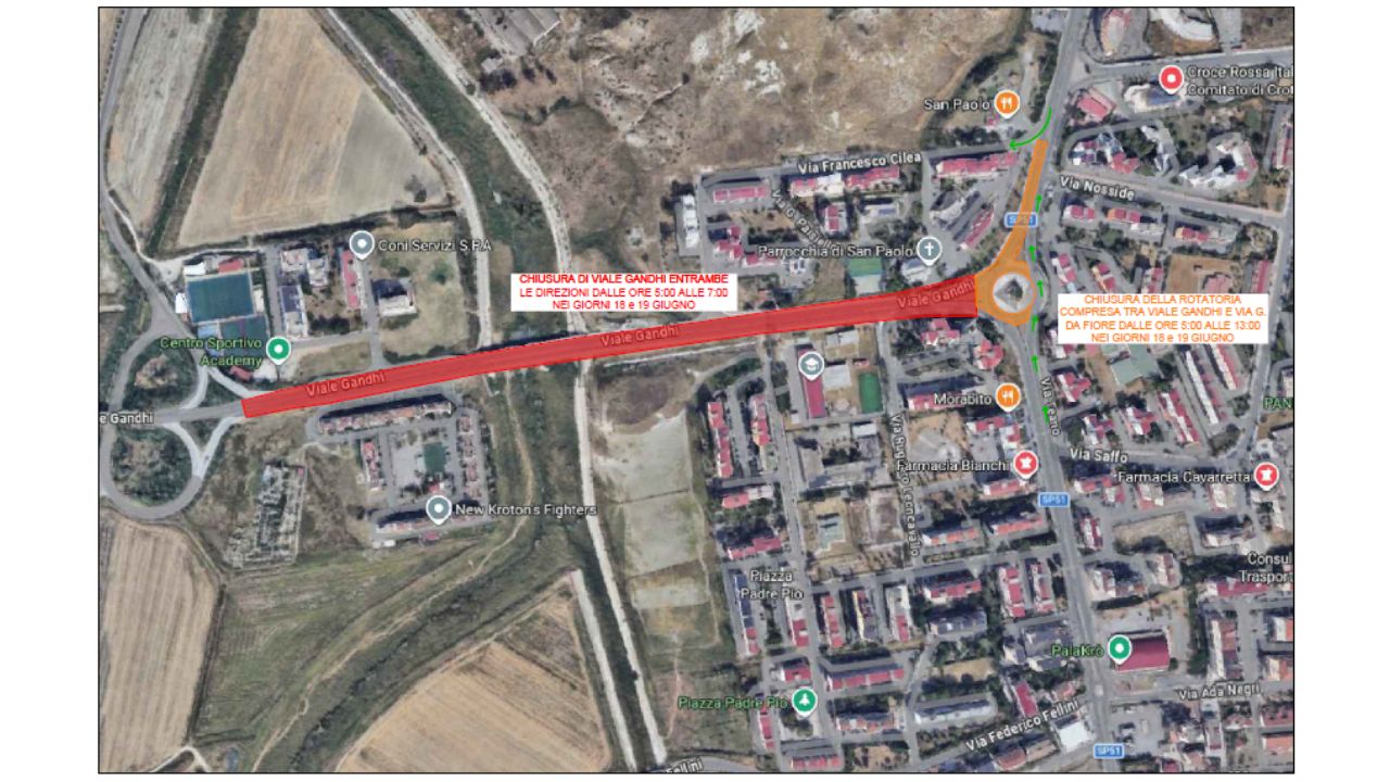 Viale Gandhi, lavori al via con un nuovo metodo: meno disagi e più sicurezza per cittadini e viabilità