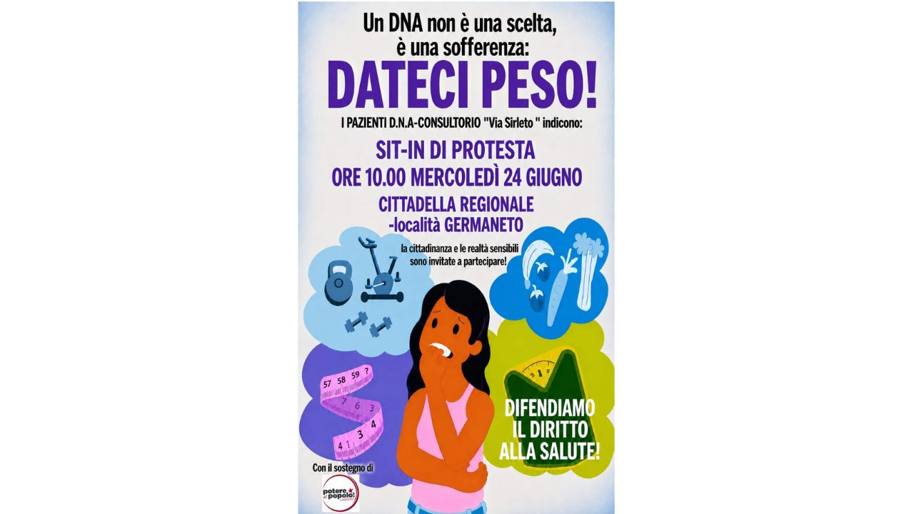 Disturbi alimentari, famiglie senza risposte: “Riattivare subito il servizio di Via Sirleto”
