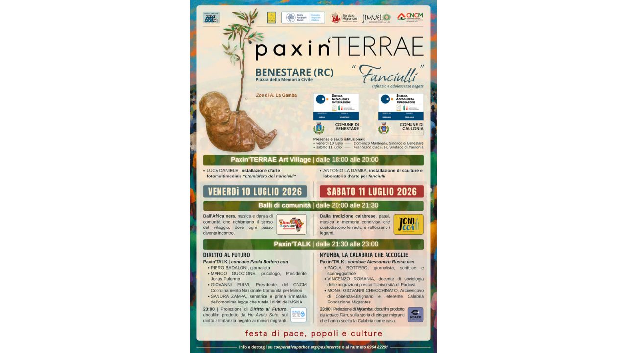 Paxin’TERRAE: quando la Calabria diventa casa per il mondo