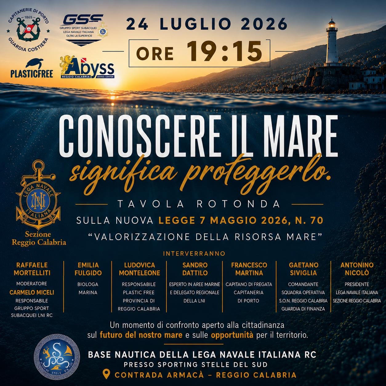 Reggio Calabria si immerge nel blu: tre giorni per conoscere, vivere e proteggere il mare