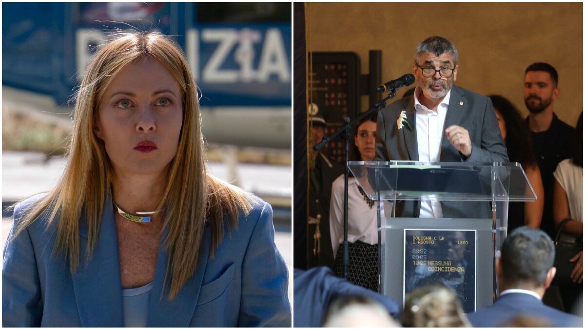 Strage di Bologna, Meloni non pronuncia la parola “neofascista”: i familiari alzano la voce