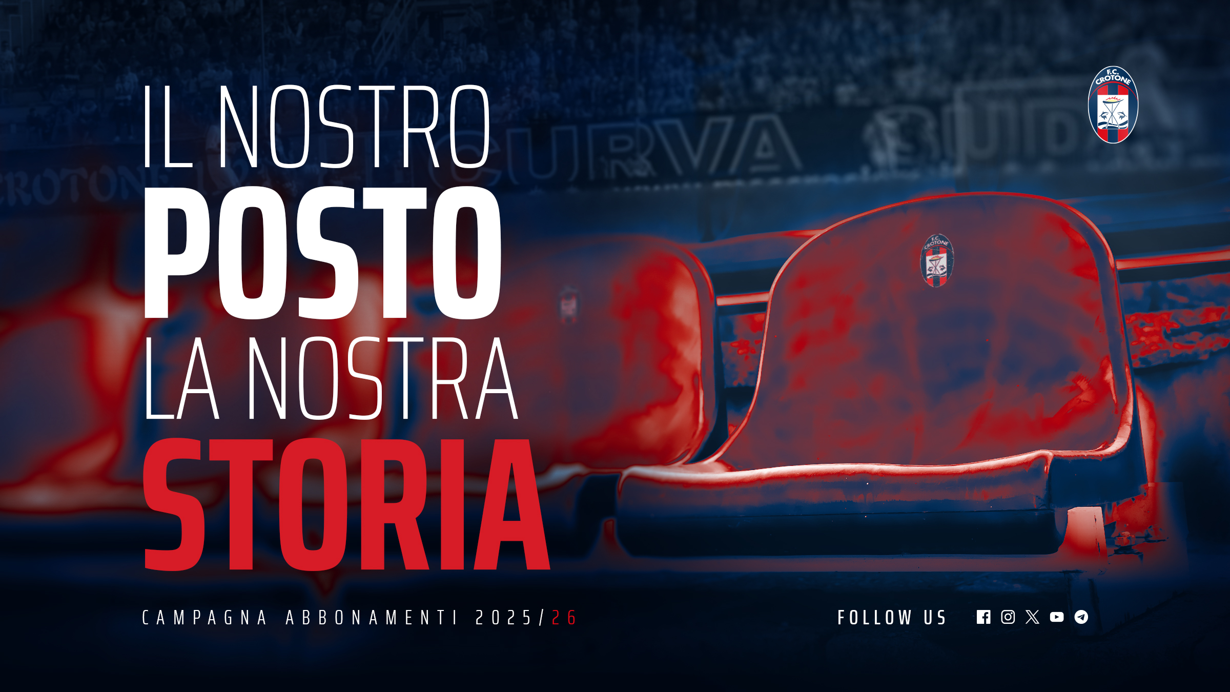 Crotone, verso gli abbonamenti 2026/27: per la Fidelity Card scatta la scadenza del 13 agosto