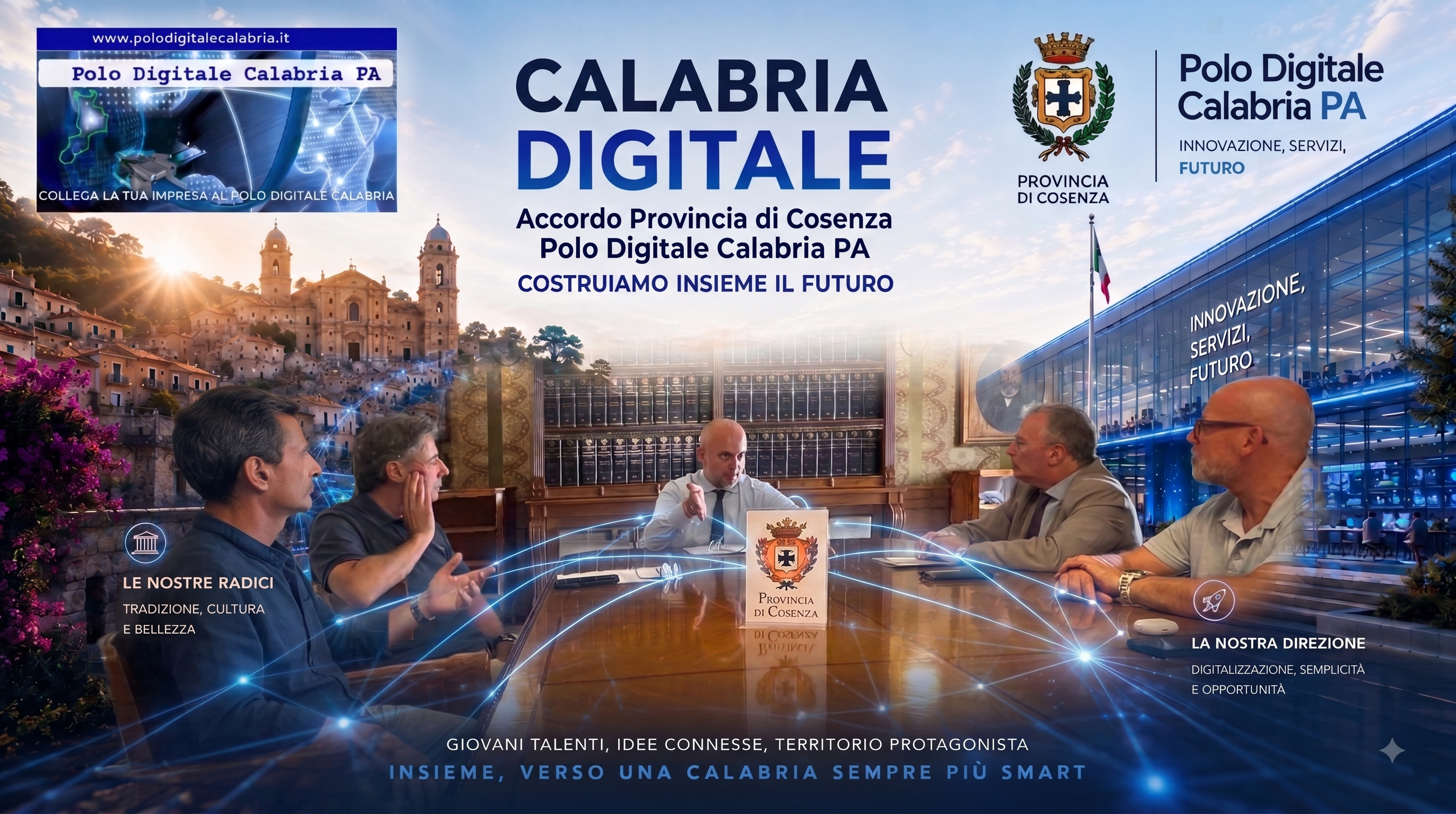 Cosenza, “Provincia in Formazione”: da settembre piano per digitalizzare e rafforzare i Comuni