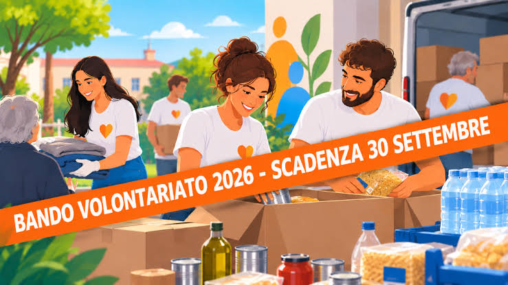 Bando Volontariato 2026, ancora poche settimane per presentare le candidature