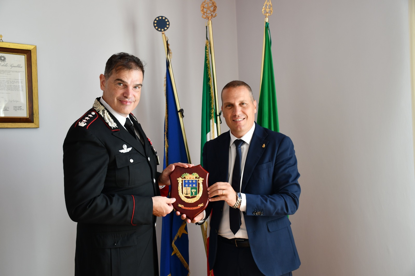 Crotone, Dario Pini assume il comando provinciale dei Carabinieri